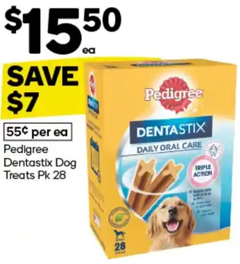 Woolworths Pedigree Dentastix Dog Treats Pk 2Pedigree offer