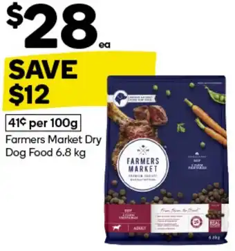 Woolworths Farmers Market Dry Dog Food 6.8 kg offer