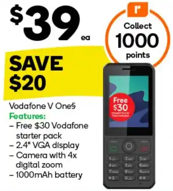 Woolworths Vodafone V Ones offer