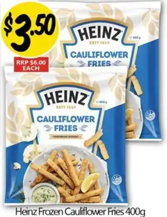 NQR Heinz Frozen Cauliflower Fries 400g offer