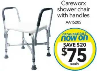 Cheap as Chips Careworx shower chair with handles offer