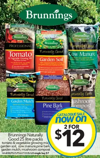 Cheap as Chips Brunnings Naturally Good 25 litre packs offer