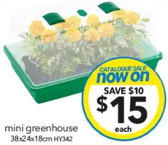 Cheap as Chips mini greenhouse 38x24x18cm offer