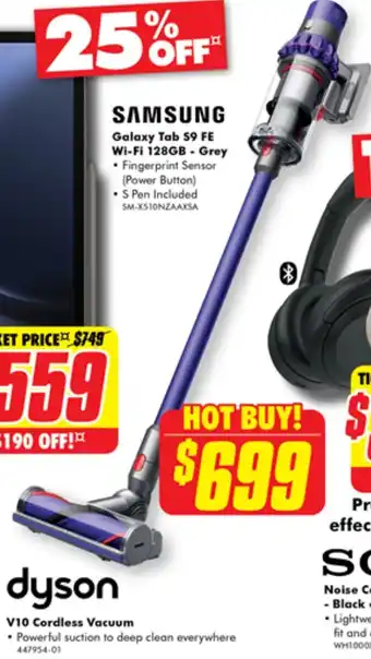 The Good Guys dyson V10 Cordless Vacuum offer