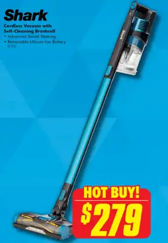 The Good Guys Shark Cordless Vacuum with Self-Cleaning Brushroll offer