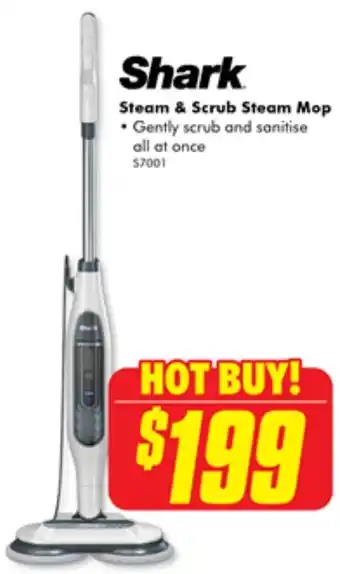 The Good Guys Shark Steam & Scrub Steam Mop offer