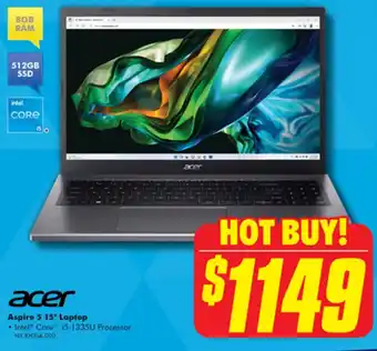 acer Aspire 5 15" Laptop