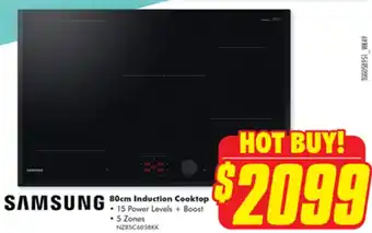 The Good Guys SAMSUNG 80cm Induction Cooktop offer