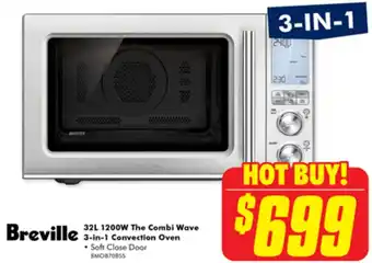 The Good Guys Breville 32L 1200W The Combi Wave 3-in-1 Convection Oven offer