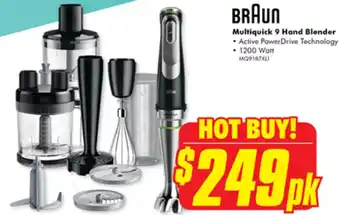 The Good Guys BRAUN Multiquick 9 Hand Blender offer