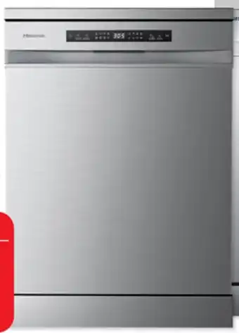 Hisense 60cm Freestanding Dishwasher - Stainless Steel