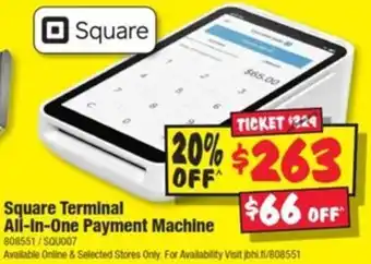 JB Hi-Fi Square Terminal All-In-One Payment Machine offer