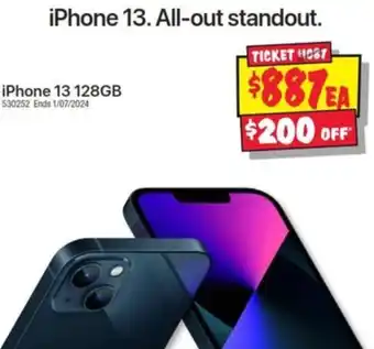JB Hi-Fi iPhone 13 128GB offer