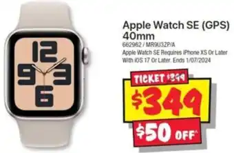 Apple Watch SE (GPS) 40mm