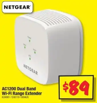 JB Hi-Fi AC1200 Dual Band WI-FI Range Extender offer