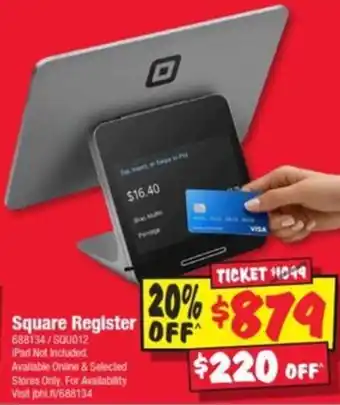 JB Hi-Fi Square Register offer