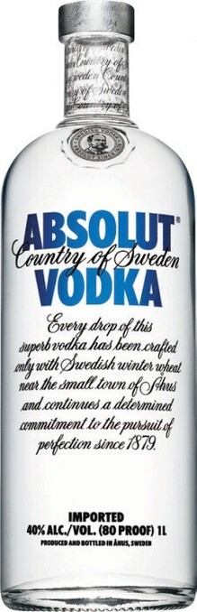 Cellarbrations Absolut Vodka 1 Litre offer