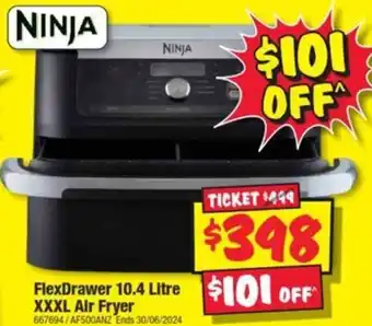 JB Hi-Fi FlexDrawer 10.4 Litre XXXL Air Fryer offer