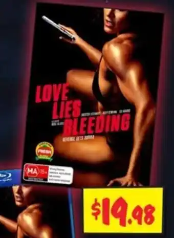 JB Hi-Fi LOVE LIES BLEEDING offer