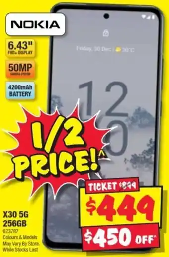 JB Hi-Fi NOKIA X30 5G 256GB offer