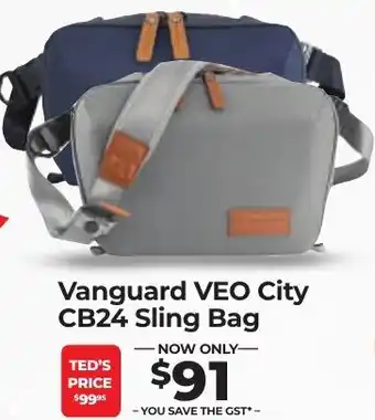 Teds Cameras Vanguard VEO City CB24 Sling Bag offer