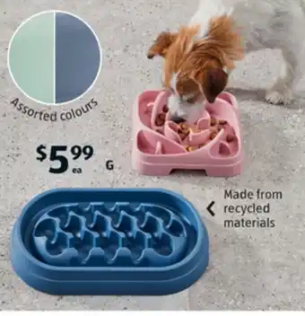 ALDI Slow Feeding Dog Bowl offer