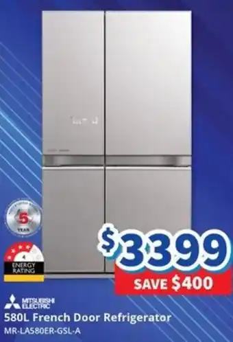 Bi-Rite 580L French Door Refrigerator offer