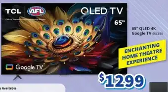 Bi-Rite 65" QLED 4K Google TV offer