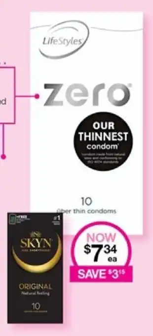 Priceline LifeStyles AND SKYN offer