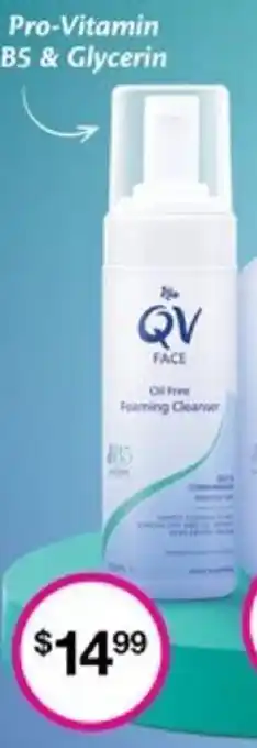 Priceline QV Foaming Cleanser offer