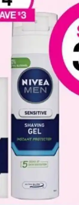 Priceline NIVEA MEN SHAVING GEL offer