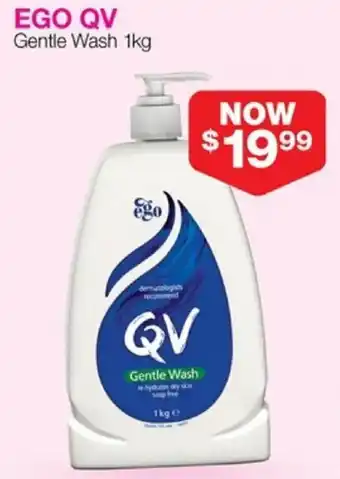 Priceline EGO QV Gentle Wash offer