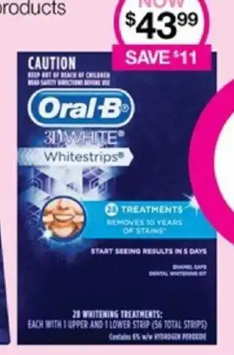 Priceline Oral-B 31WHITE Whitestripse offer