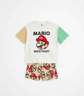 Target Big Kids Unisex Family Matching Super Mario Cotton Pyjama Set offer