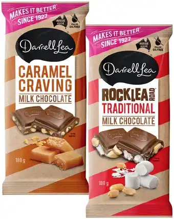 IGA Darrell Lea or Life Savers Chocolate Blocks 160‑180g Selected Varieties offer