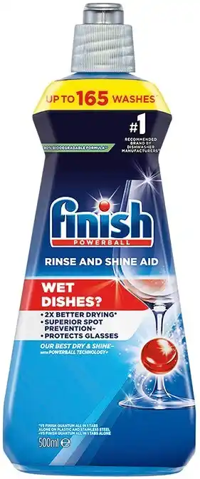 IGA Finish Rinse and Shine Aid Dishwasher Liquid 500mL offer