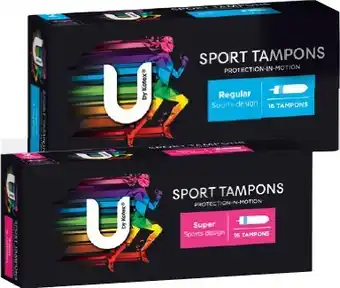 IGA U By Kotex Sport Tampons Regular or Super 16 Pack offer