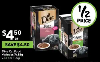 Ritchies Dine Cat Food Varieties 85g offer