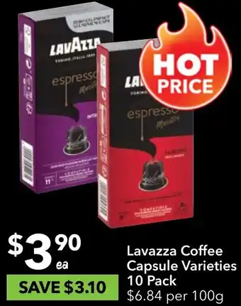 Ritchies Lavazza Coffee Capsule offer