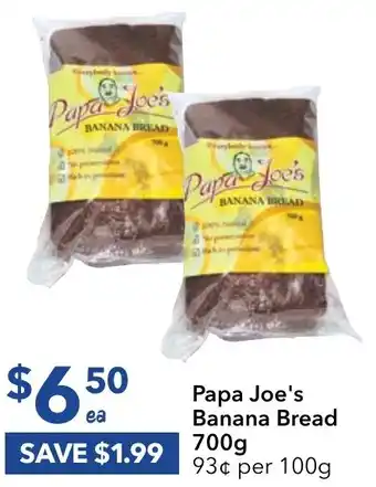 Ritchies Papa Joe's Banana Bread 700g offer