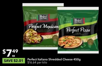 Ritchies Perfect Italiano Shredded Cheese 450g offer