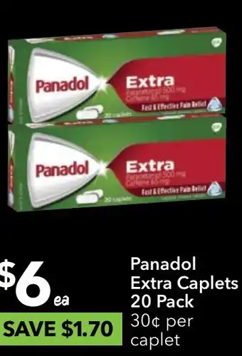 Ritchies Panadol Extra Caplets offer