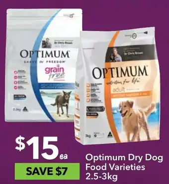 Ritchies Optimum Dry Dog Food offer