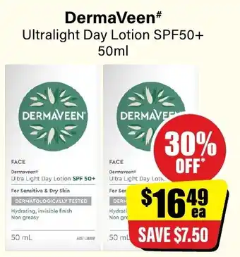 DermaVeen Ultralight Day Lotion SPF50