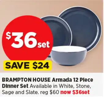 Spotlight BRAMPTON HOUSE Armada 12 Plece Dinner Set offer