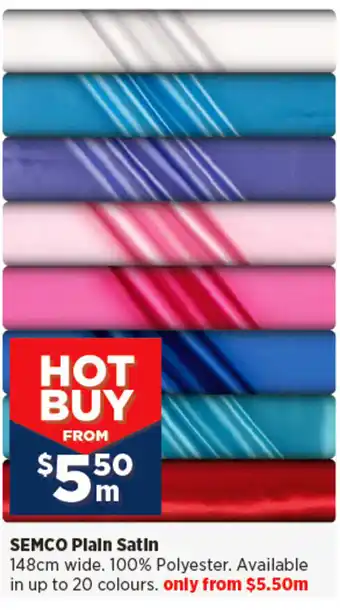 Spotlight SEMCO Plain Satin offer