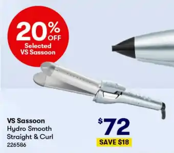 BIG W VS Sassoon Hydro Smooth Straight & Curl offer