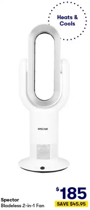 BIG W Spector Bladeless 2-in-1 Fan offer