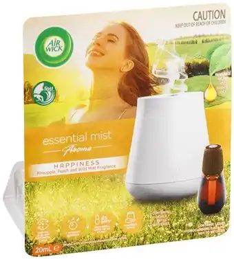 Coles Air Wick Essential Mist Diffuser 20mL offer