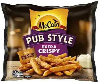 Coles McCain Pub Style Fries 750g offer